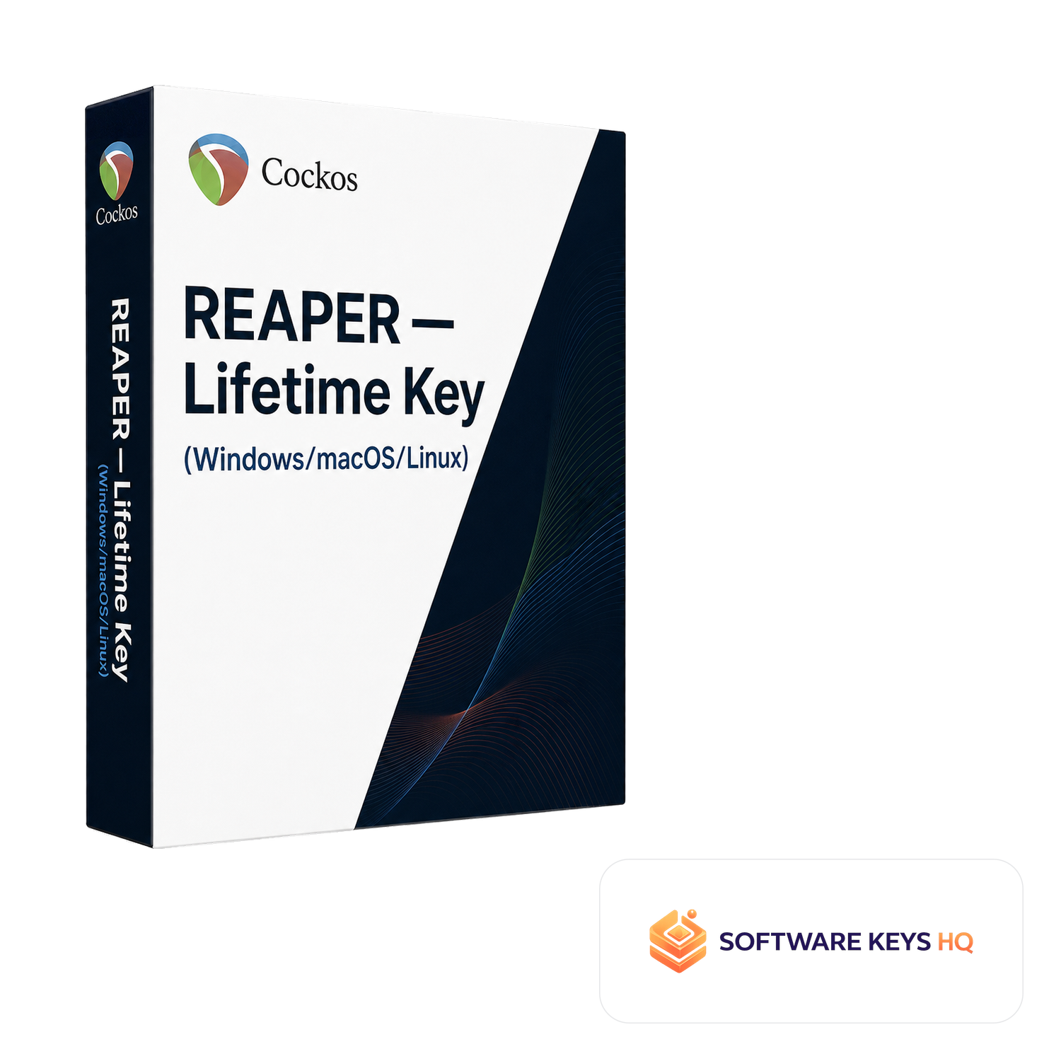 REAPER Lifetime Key (Windows/macOS/Linux) software box