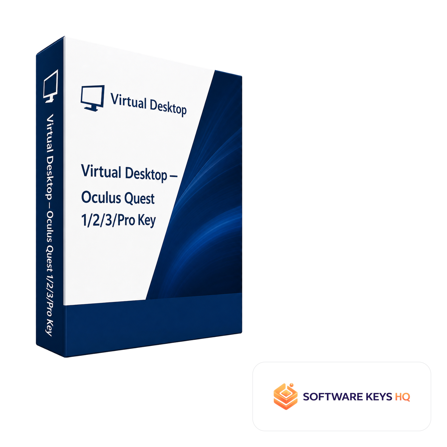 Virtual Desktop Oculus Quest 1/2/3/Pro Key software box