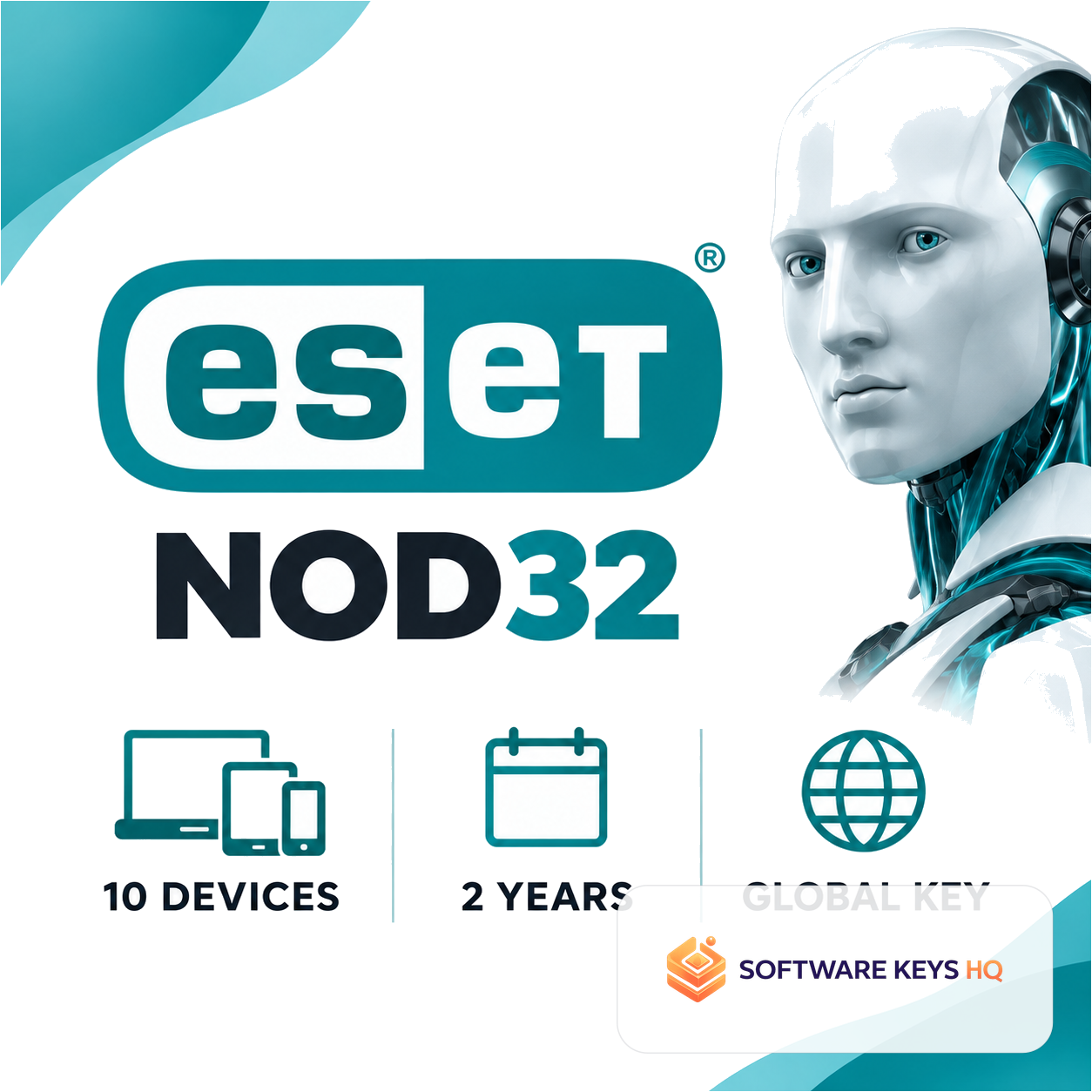 ESET NOD32 Global Key — 10 Devices 2 Years