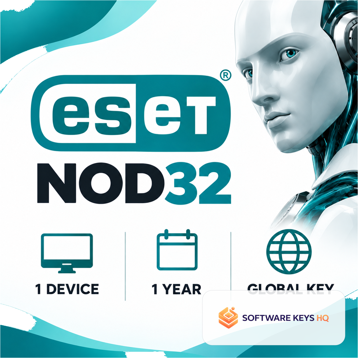 ESET NOD32 Global Key — 1 Device 1 Year