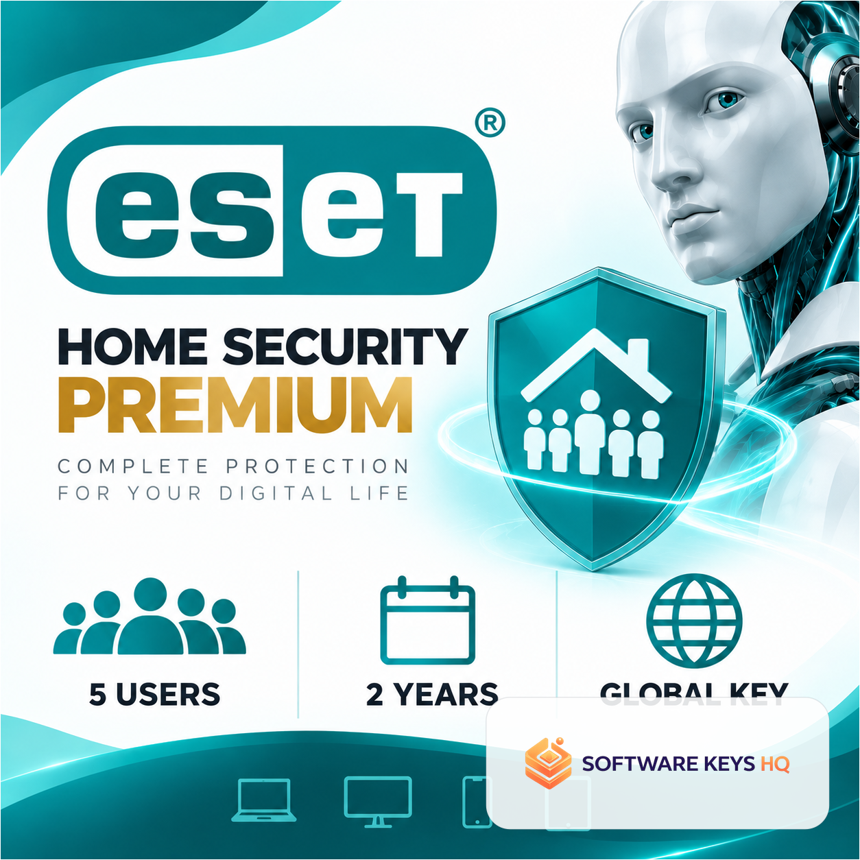 ESET Home Security Premium — 5 Users 2 Years software key