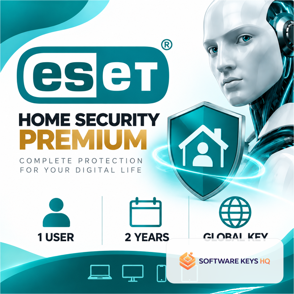 ESET Home Security Premium — 1 User 2 Years software key