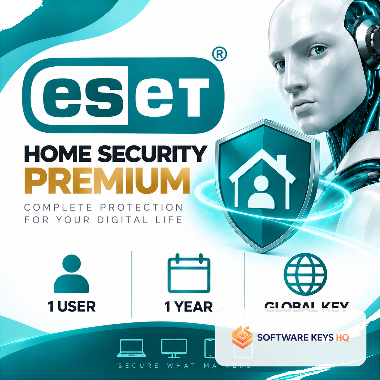 ESET Home Security Premium — 1 User 1 Year software key