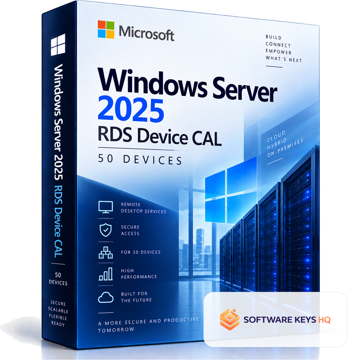 Windows Server 2025 RDS Device CAL 50 Devices software box