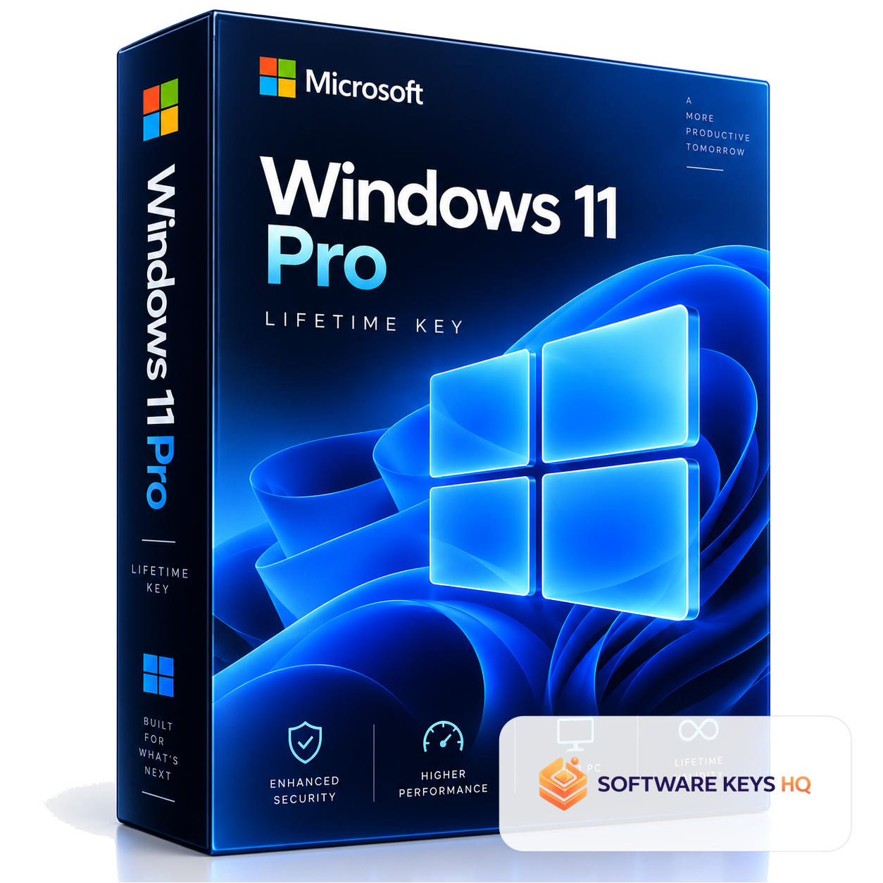 Windows 11 Pro Lifetime Key software box