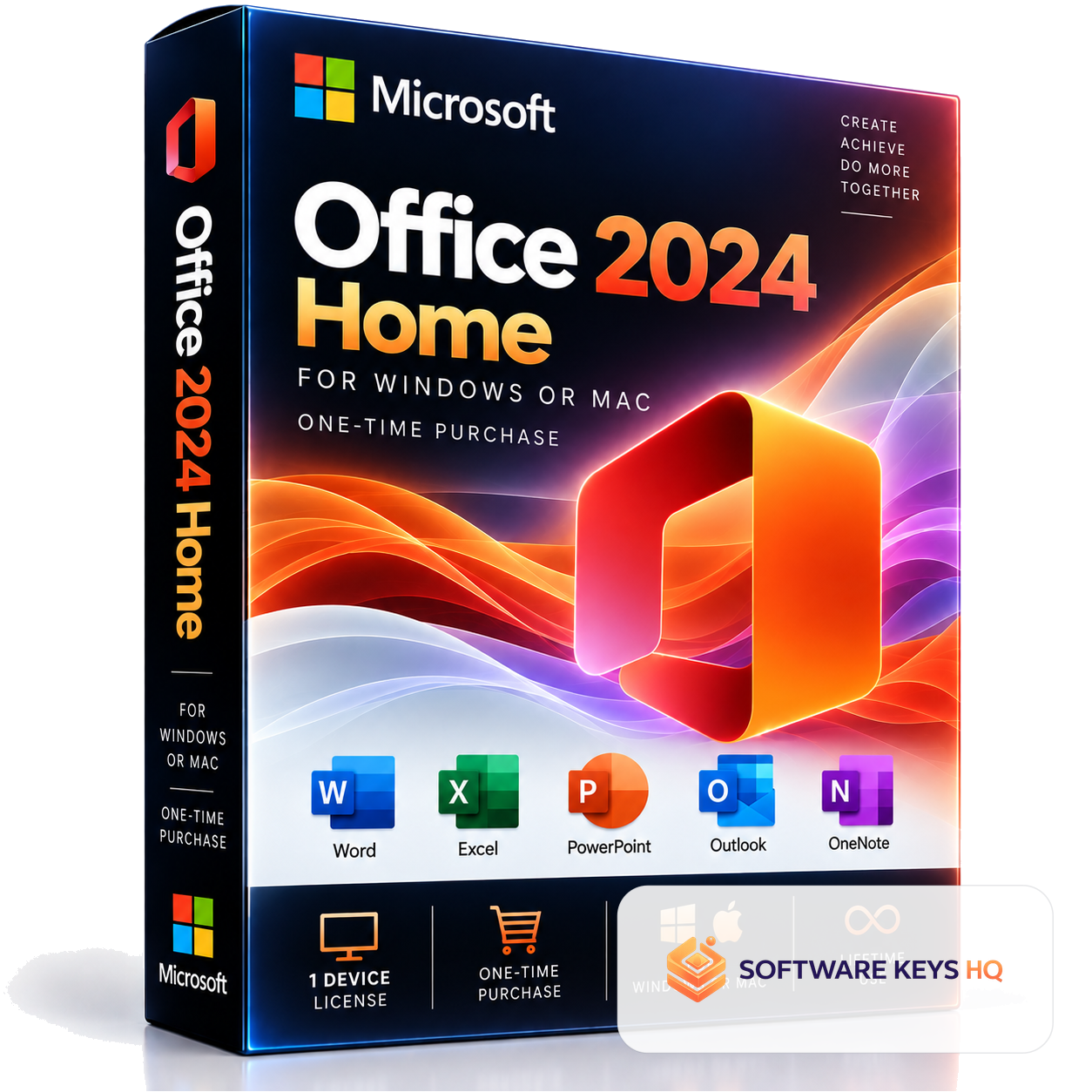 Microsoft Office 2024 Home for Windows or Mac – One-Time Purchase – 1 Device software key