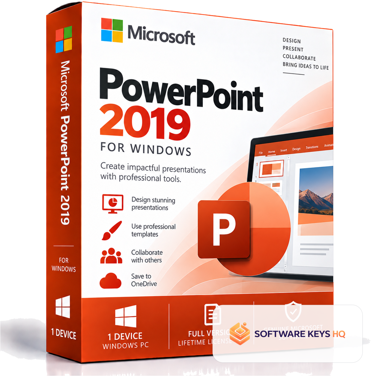 Microsoft PowerPoint 2019 for Windows – Digital License Key – 1 Device