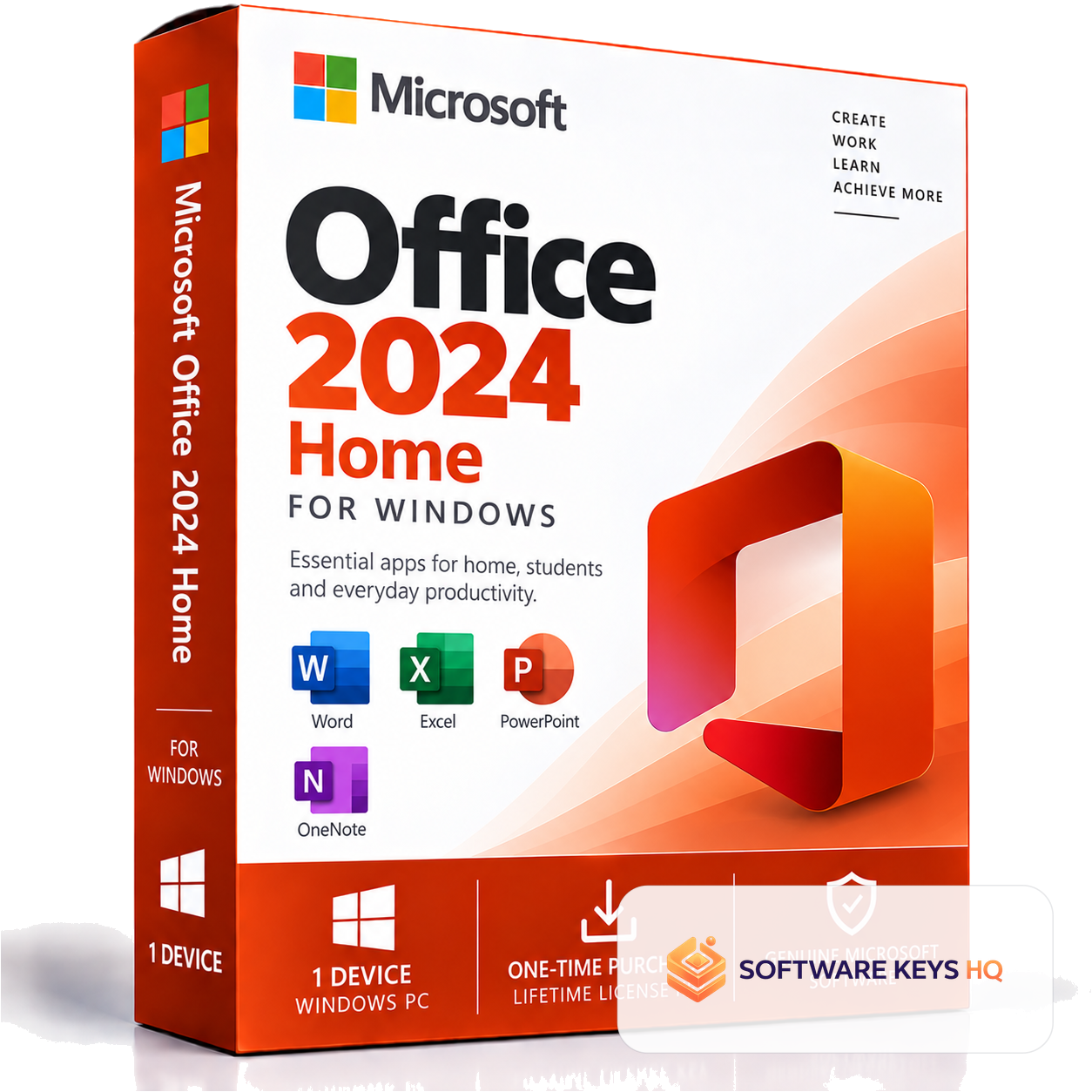 Microsoft Office 2024 Home for Windows – One-Time Purchase – 1 Device software key