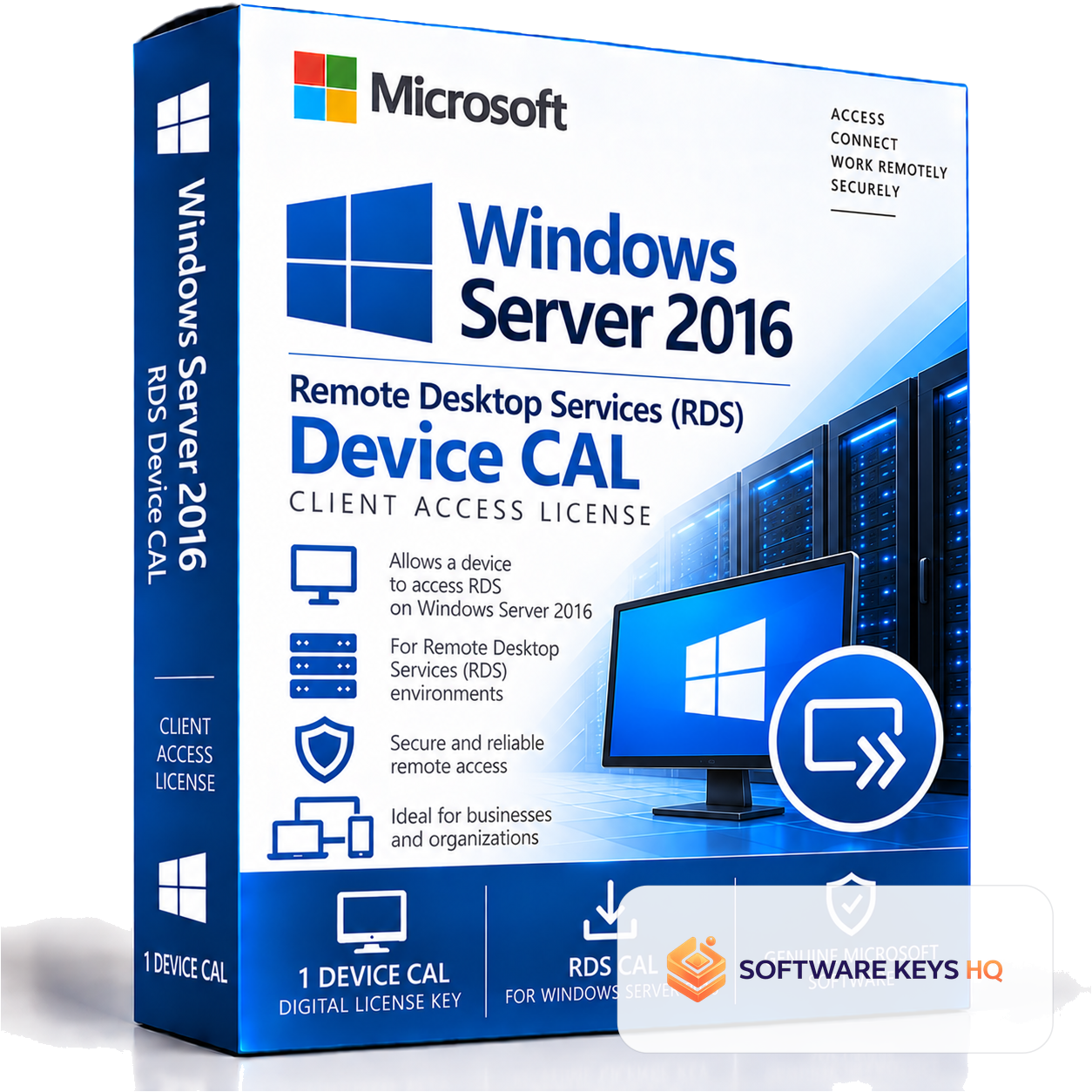 Microsoft Windows Server 2016 Remote Desktop Services (RDS) Device CAL – Digital License software key