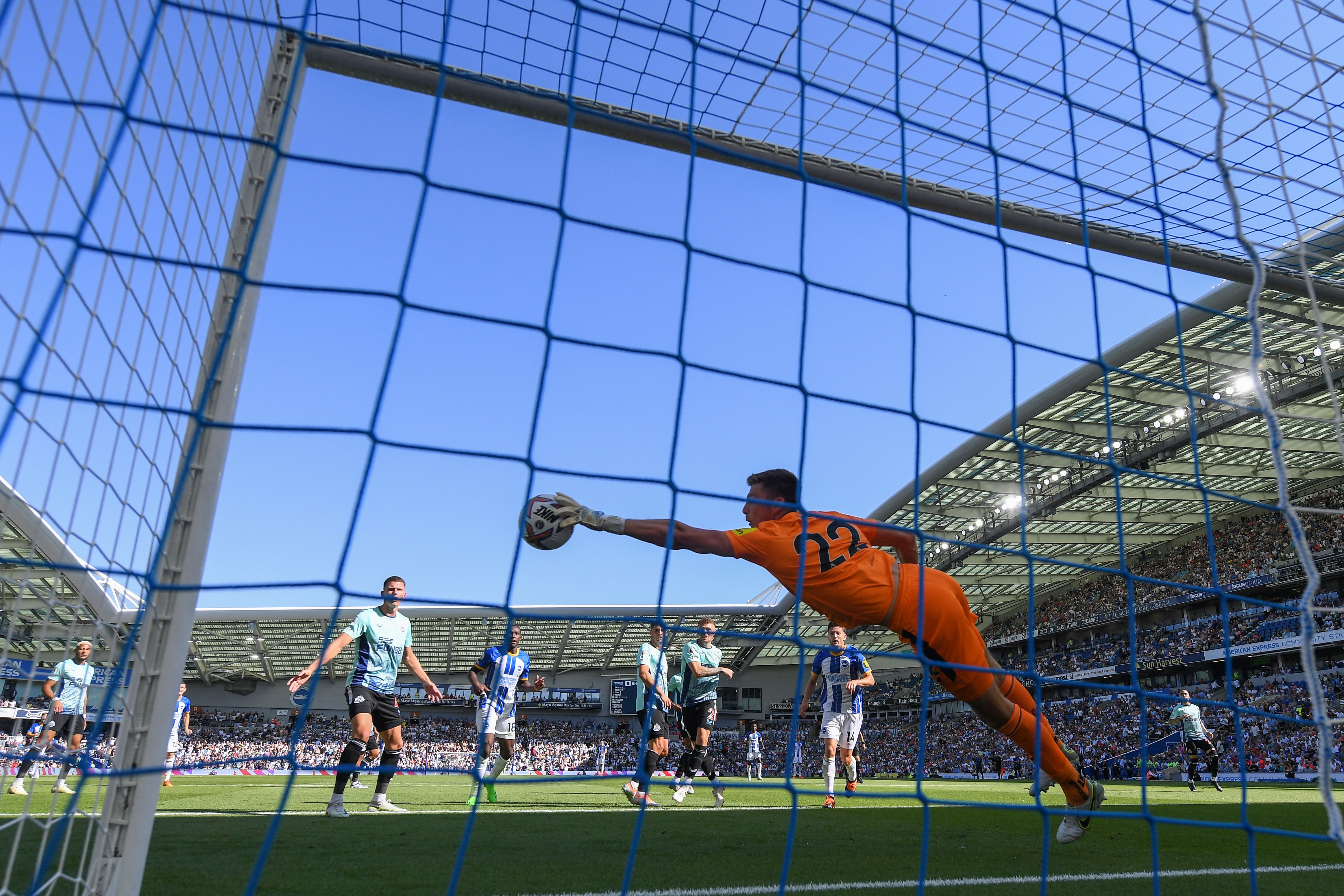 Nick Pope makes the Premier League save of the month for August