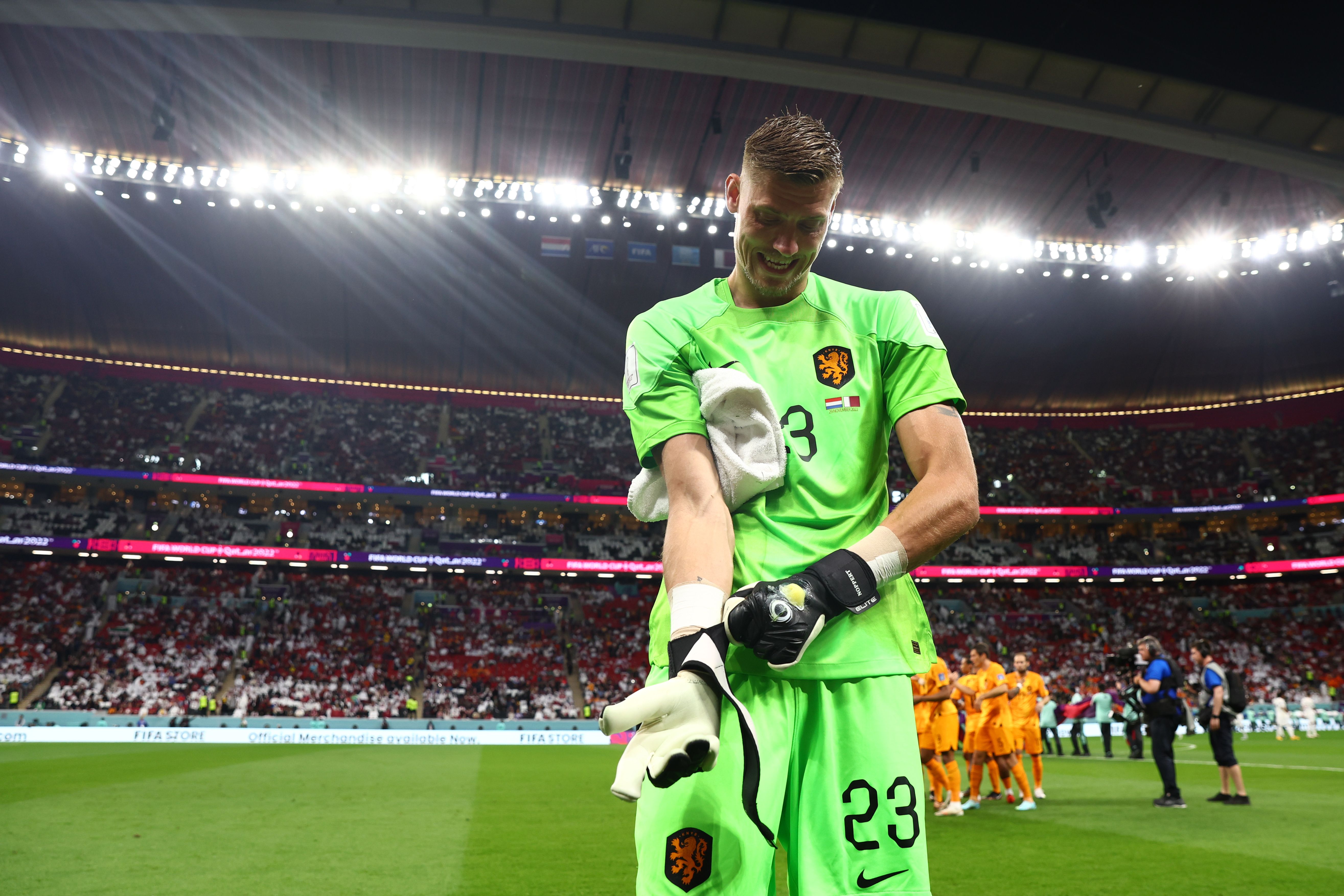 Andries Noppert at the 2022 World Cup Goalkeeper.com