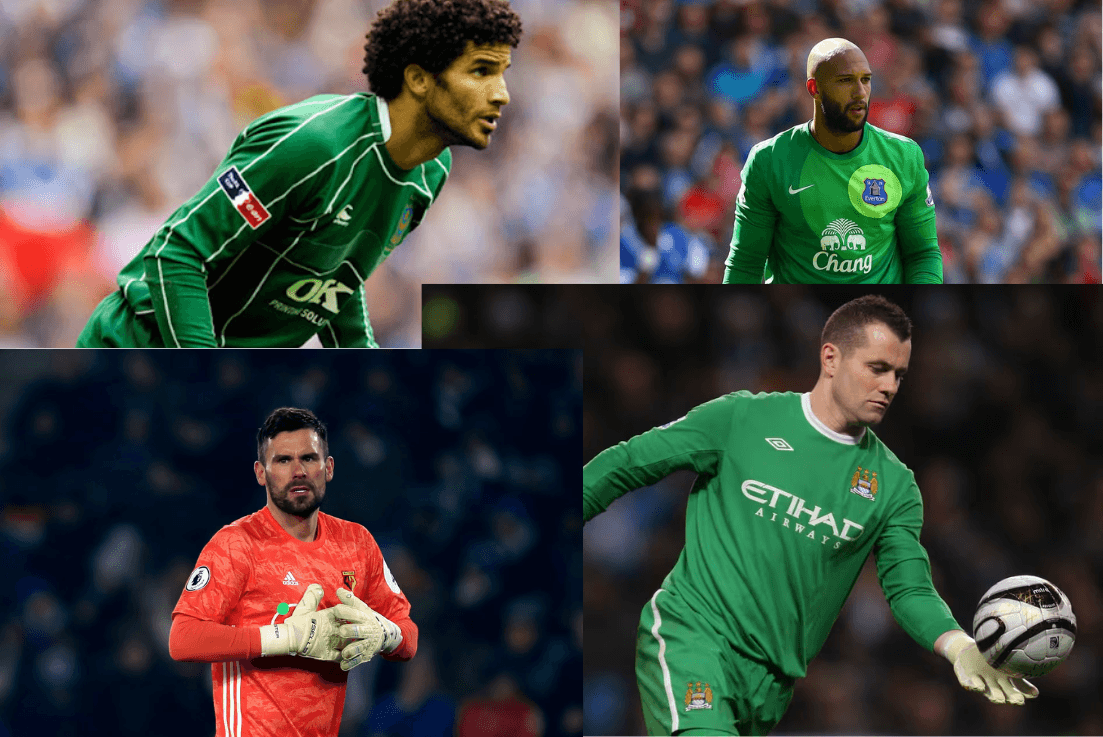 The goalkeepers with the most Premier League appearances of all time
