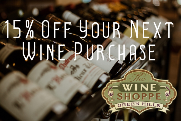 15% Off Your Next Wine Purchase of Nashville, TN Coupons and Deals