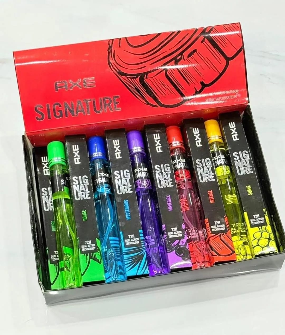 Unisex Pocket Perfume 5 Pack Multicolor Long Lasting
