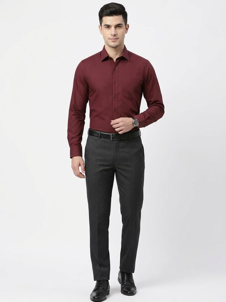 Men Regular Fit Casual Shirt 