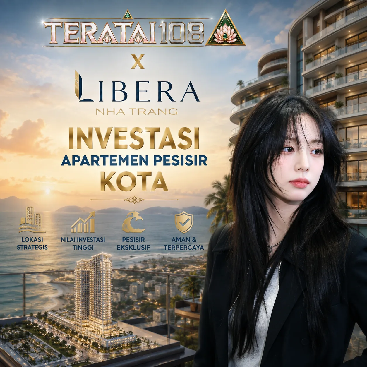 TERATAI108 x Libera Nha Trang : Investasi Apartemen Pesisir Kota