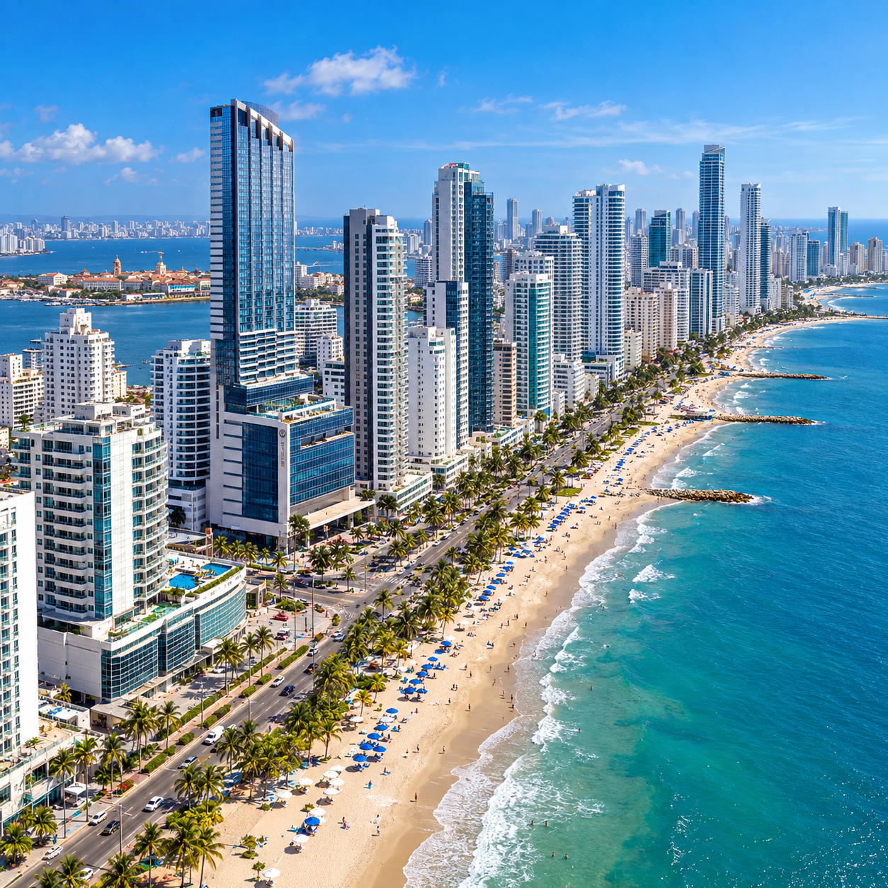 Bocagrande Cartagena edificios apartamentos inversión inmobiliaria