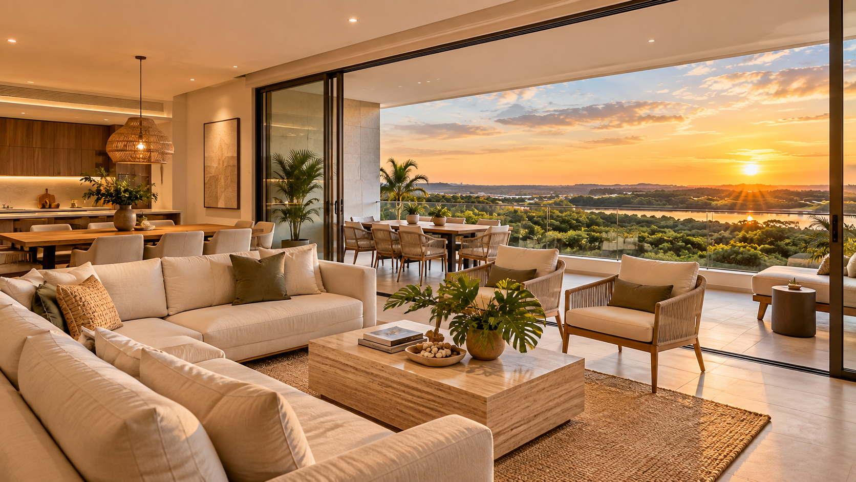 Interior de apartamento moderno en Altozano Serena del Mar
