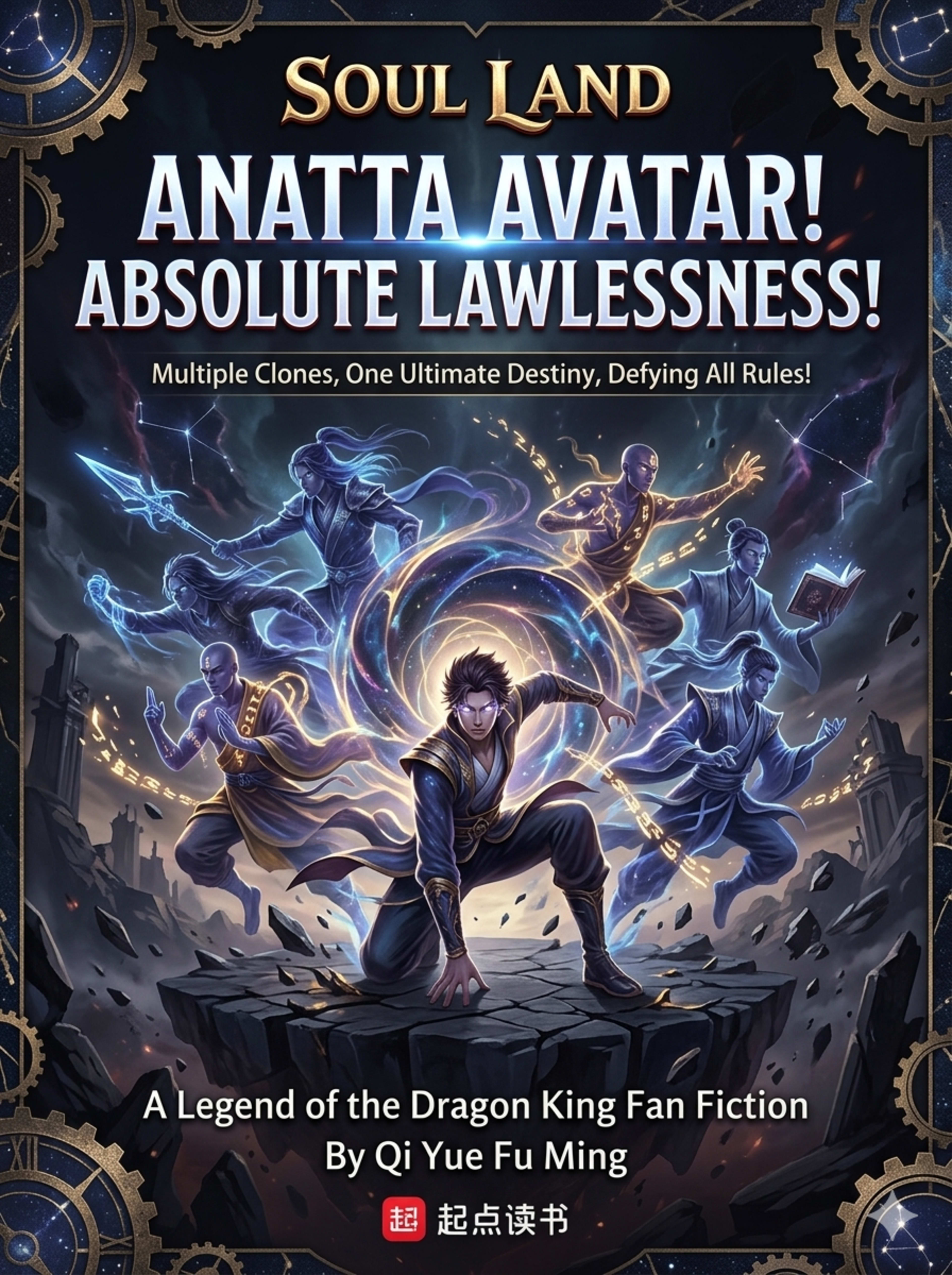 Douluo: The Phenomenal Ego-less Avatar! Defying Heaven and Law! cover background