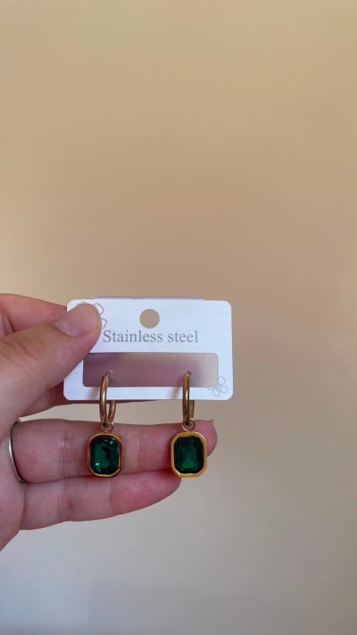 Boucles d'oreilles — Pearl Hoops QRD, JAWHARA BOX