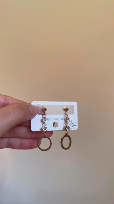 Boucles d'oreilles — Bloom Danglers 4X2, JAWHARA BOX