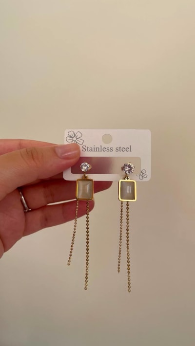 Boucles d'oreilles — Rope Blossoms NUN, JAWHARA BOX