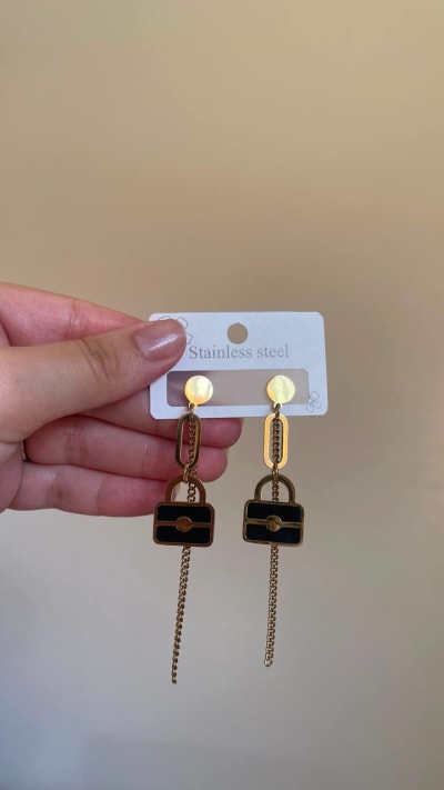 Boucles d'oreilles — Jade Drops JKU, JAWHARA BOX