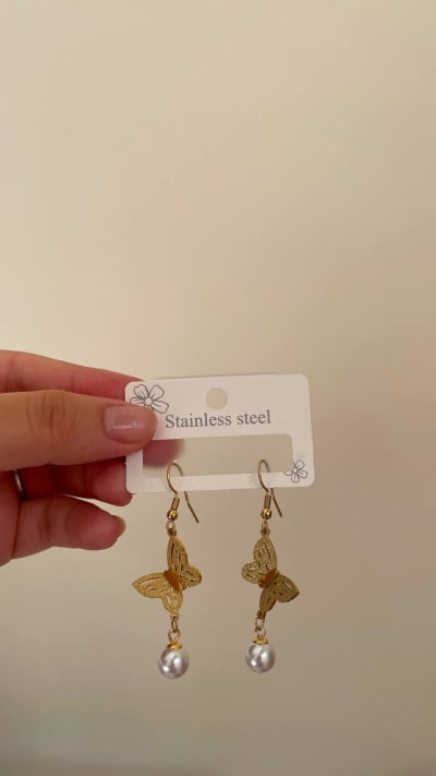 Boucles d'oreilles — Gilded Threaders N9F, JAWHARA BOX