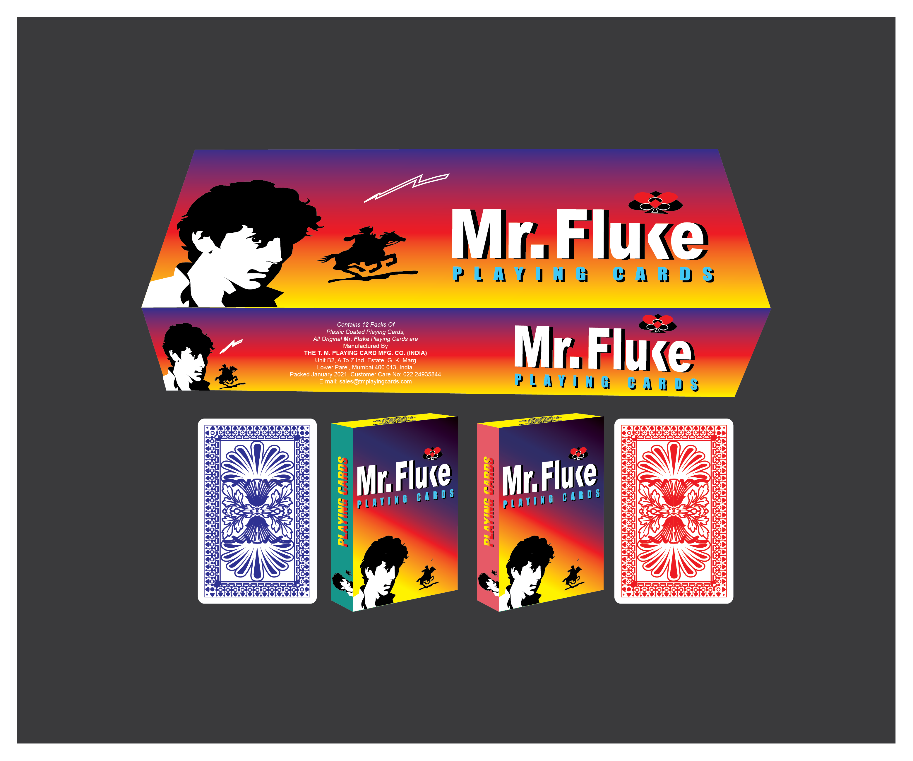 Mr. Fluke Playing Cards