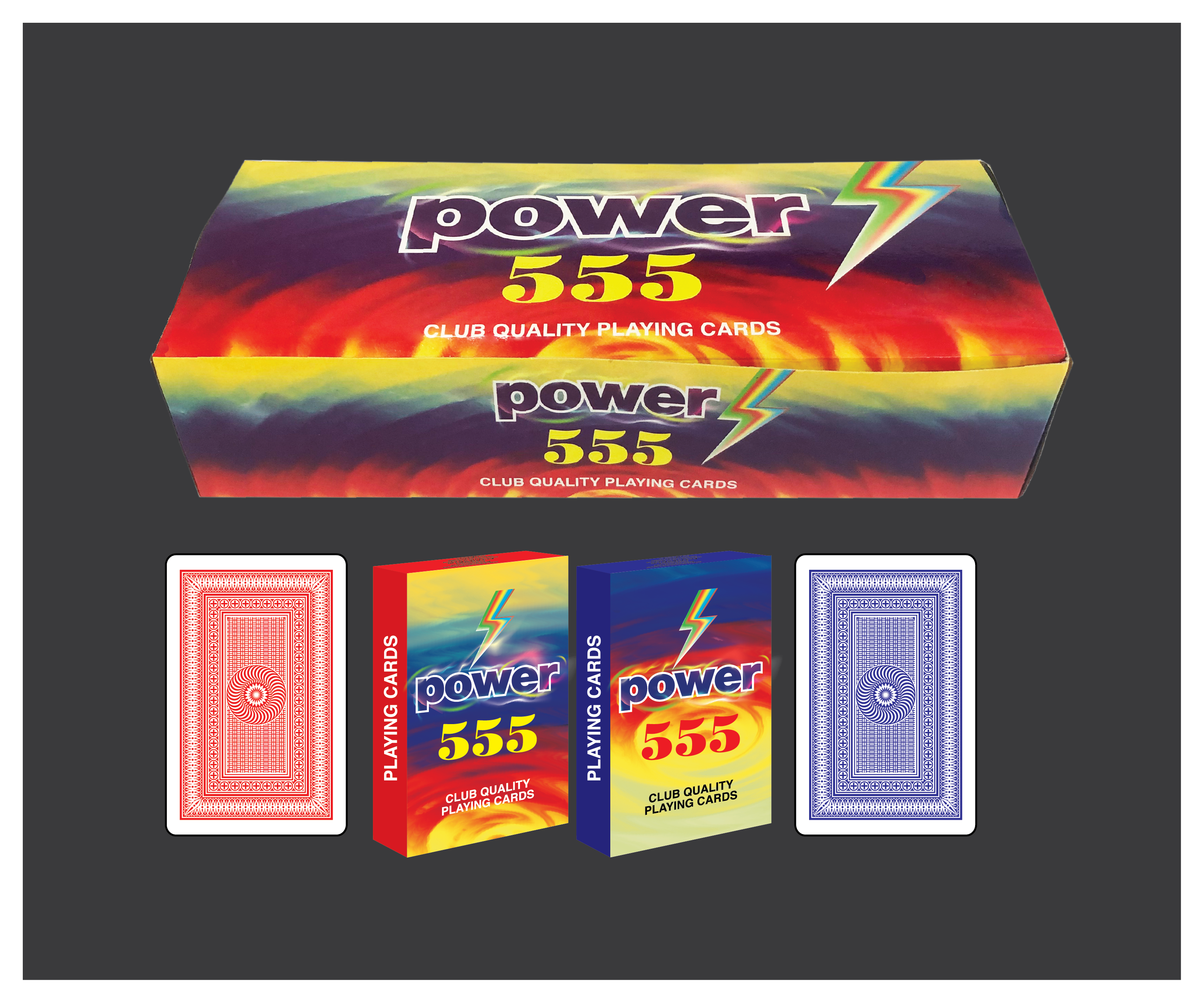 Power 555 Playing Cards