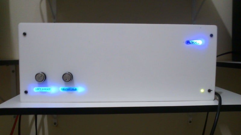 PL1050 Amplifier: cabinet