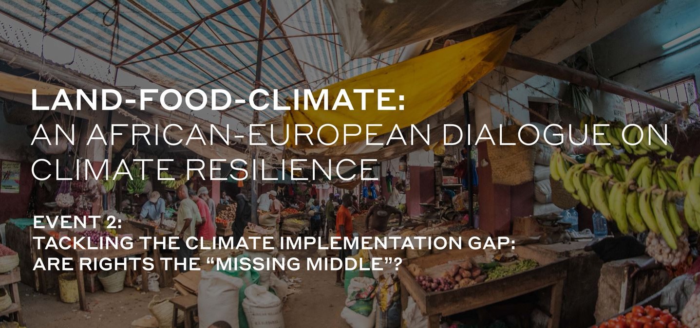 TMG and Robert Bosch Stiftung host second event in the Land-Food-Climate series