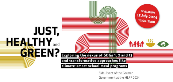 Just, healthy and green? Exploring the nexus of SDGs 1, 2 and 13 and transformative approaches like climate-smart school meal programs