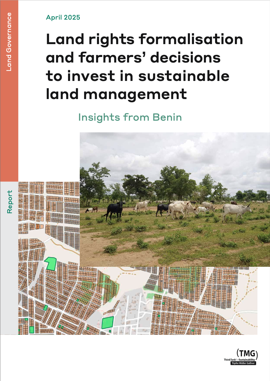 Land rights formalisation and farmers’ decisions to invest in sustainable land management