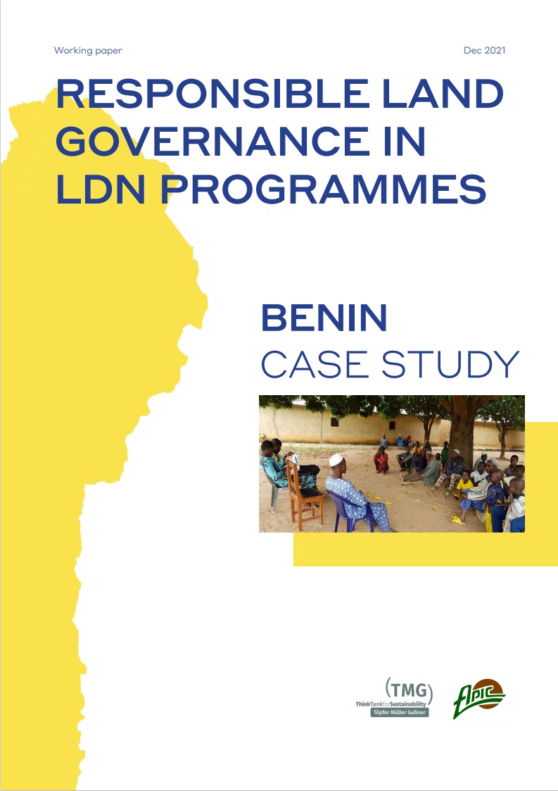 Responsible Land Governance in LDN Programmes - Benin