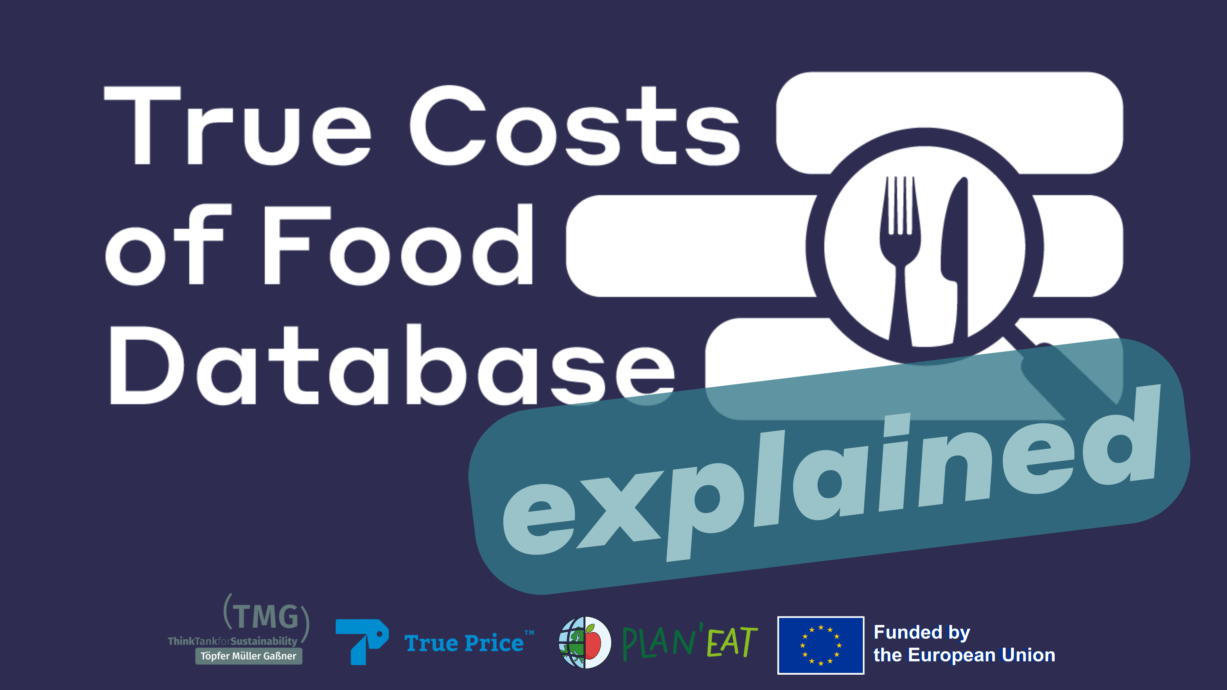 The True Costs of Food Database Explained