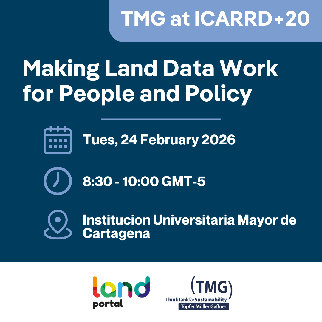 Making Land Data Work for People and Policy