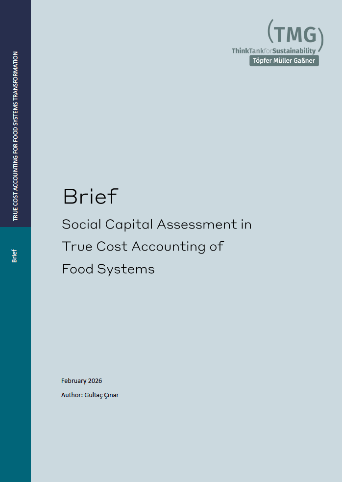 Social Capital Assessment in True Cost Accounting of Food Systems
