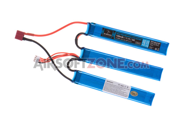 VB-Power 11.1V 1300 mAh 20C / 40C LiPo Airsoft AEG PEQ Battery