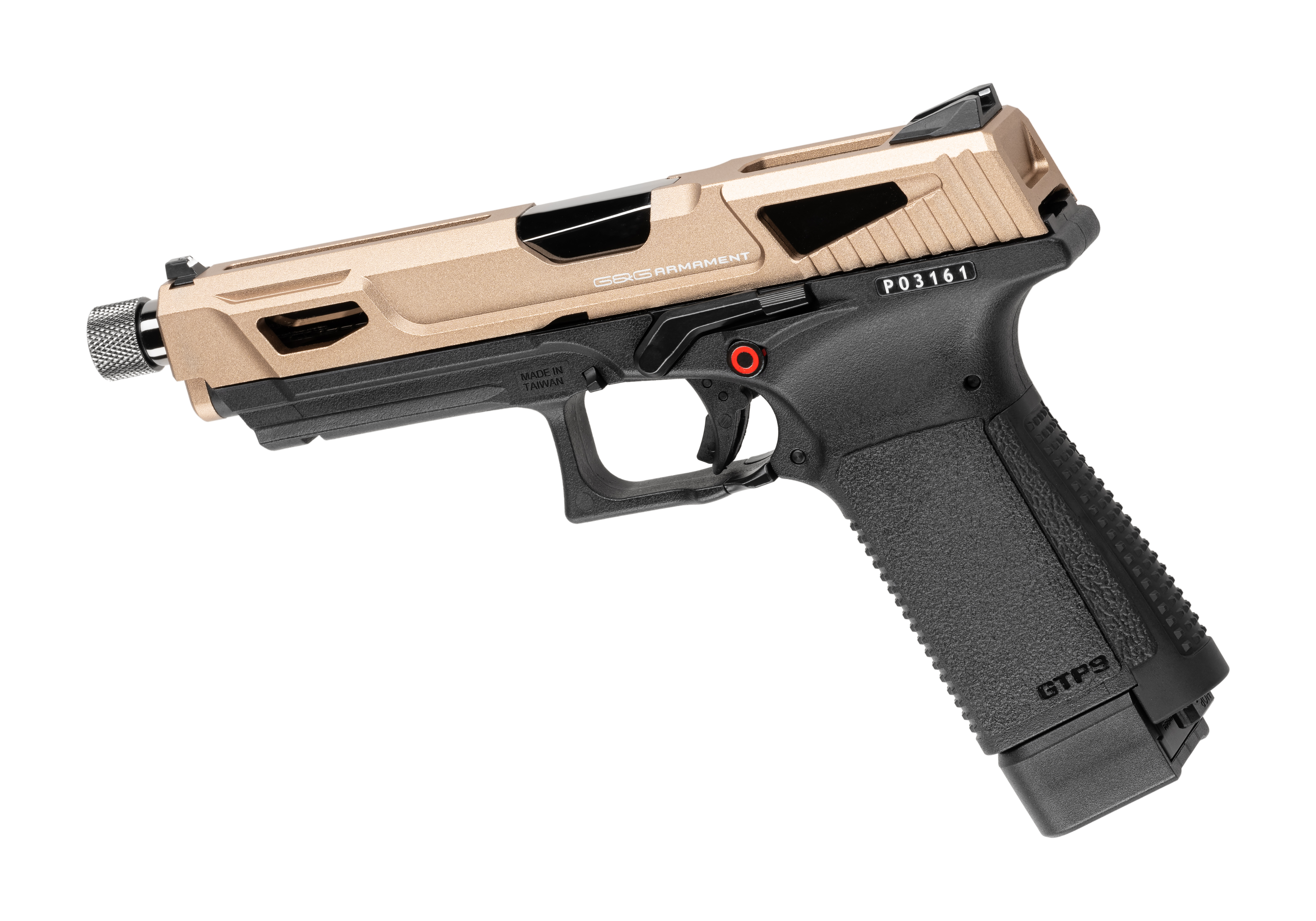 ガスガン GTP9 G&G G&G GTP 9 MS US Special Edition Gas Blowback Airsoft Pistol, Rose