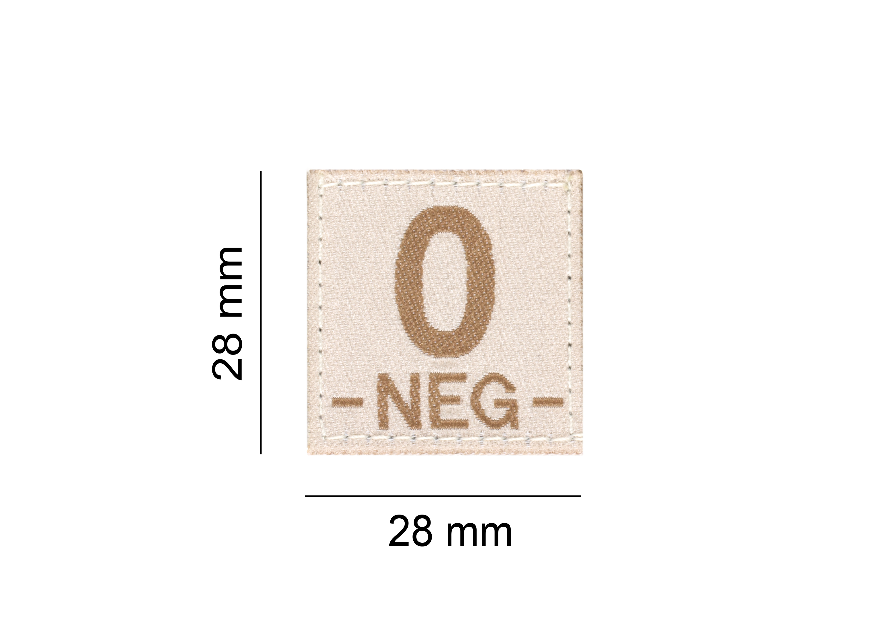 Clawgear 0 Neg Bloodgroup Patch Clawgear 0 Neg Bloodgroup Patch