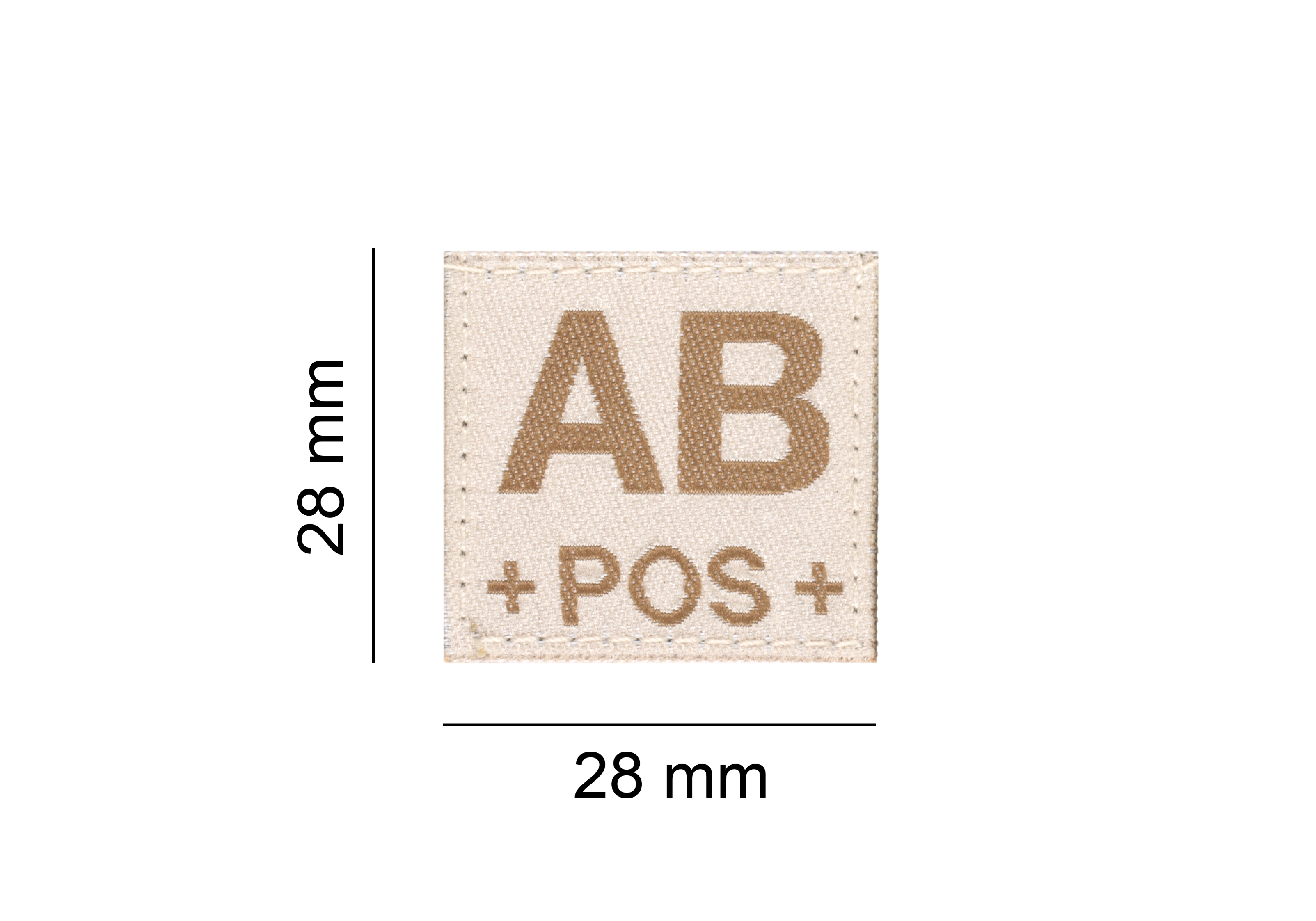 Clawgear AB Pos Bloodgroup Patch Clawgear AB Pos Bloodgroup Patch