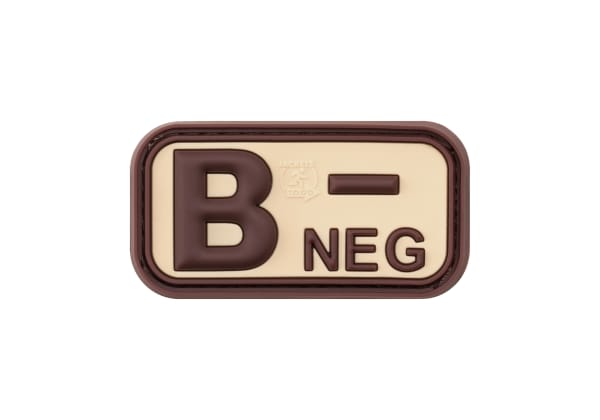 JTG Bloodtype Rubber Patch B Neg (2026) - Armamat
