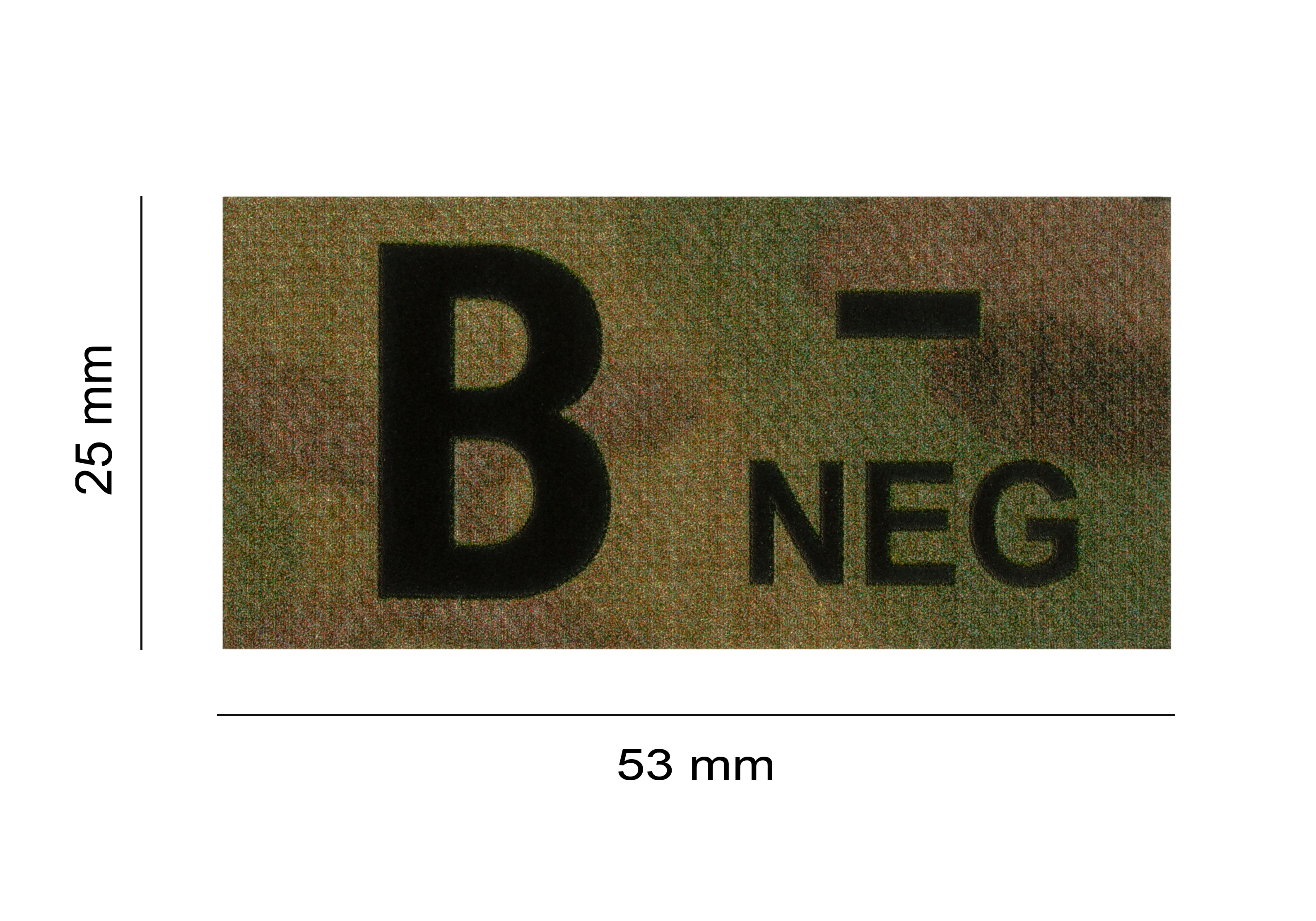 Clawgear B Neg IR Patch Clawgear B Neg IR Patch