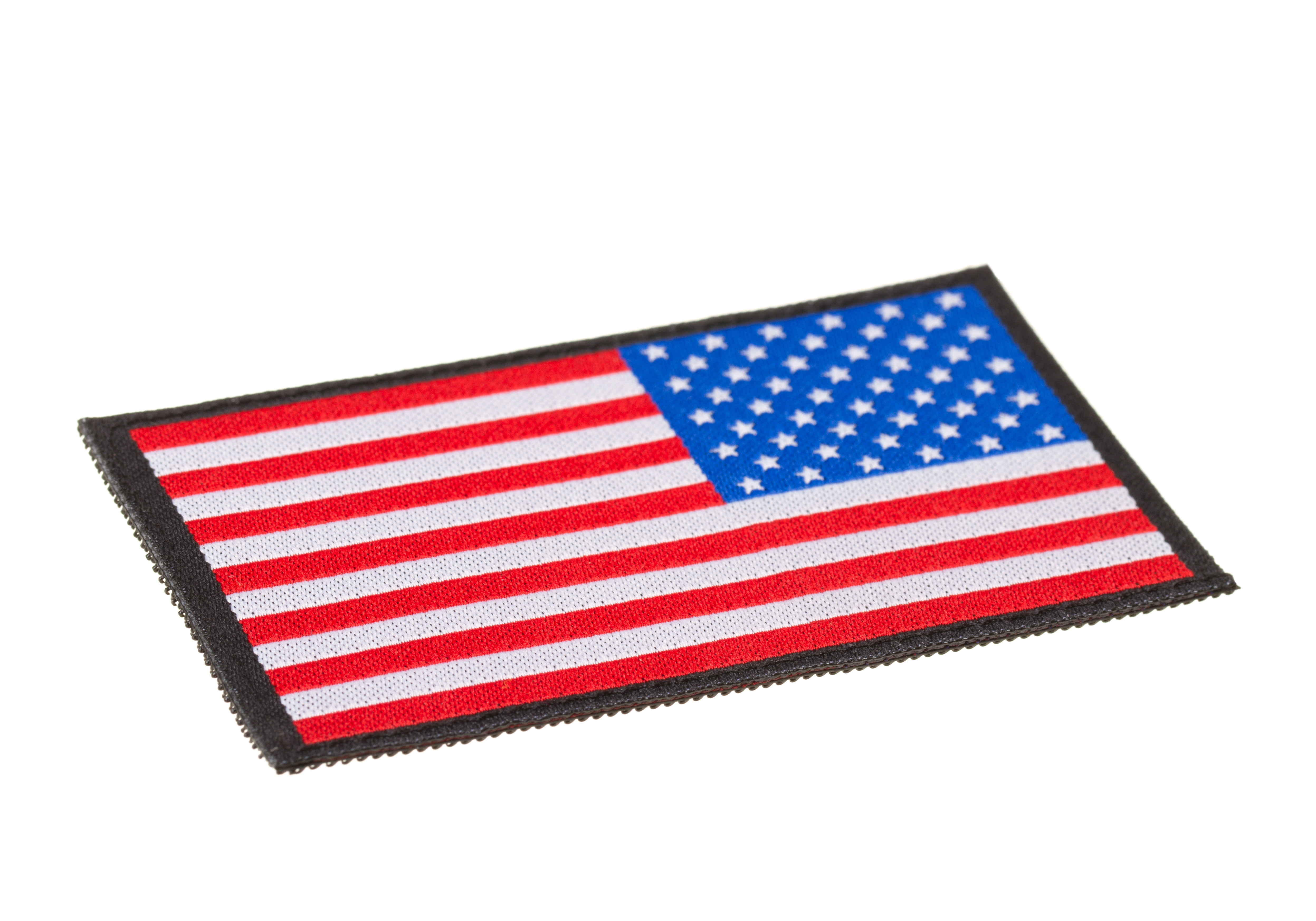 Reverse American Flag Color Patch with Hook and Loop