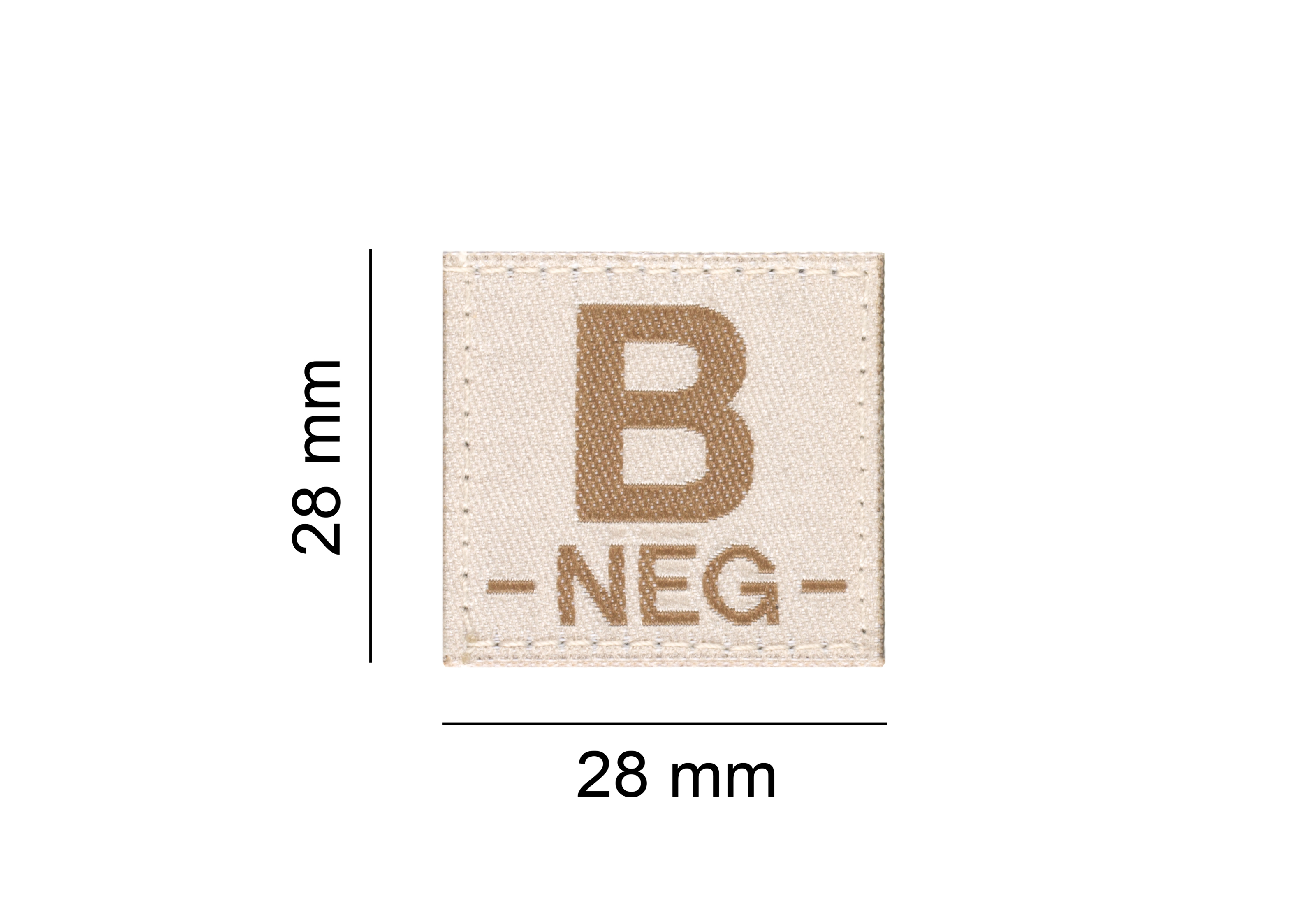 Clawgear B Neg Bloodgroup Patch Clawgear B Neg Bloodgroup Patch