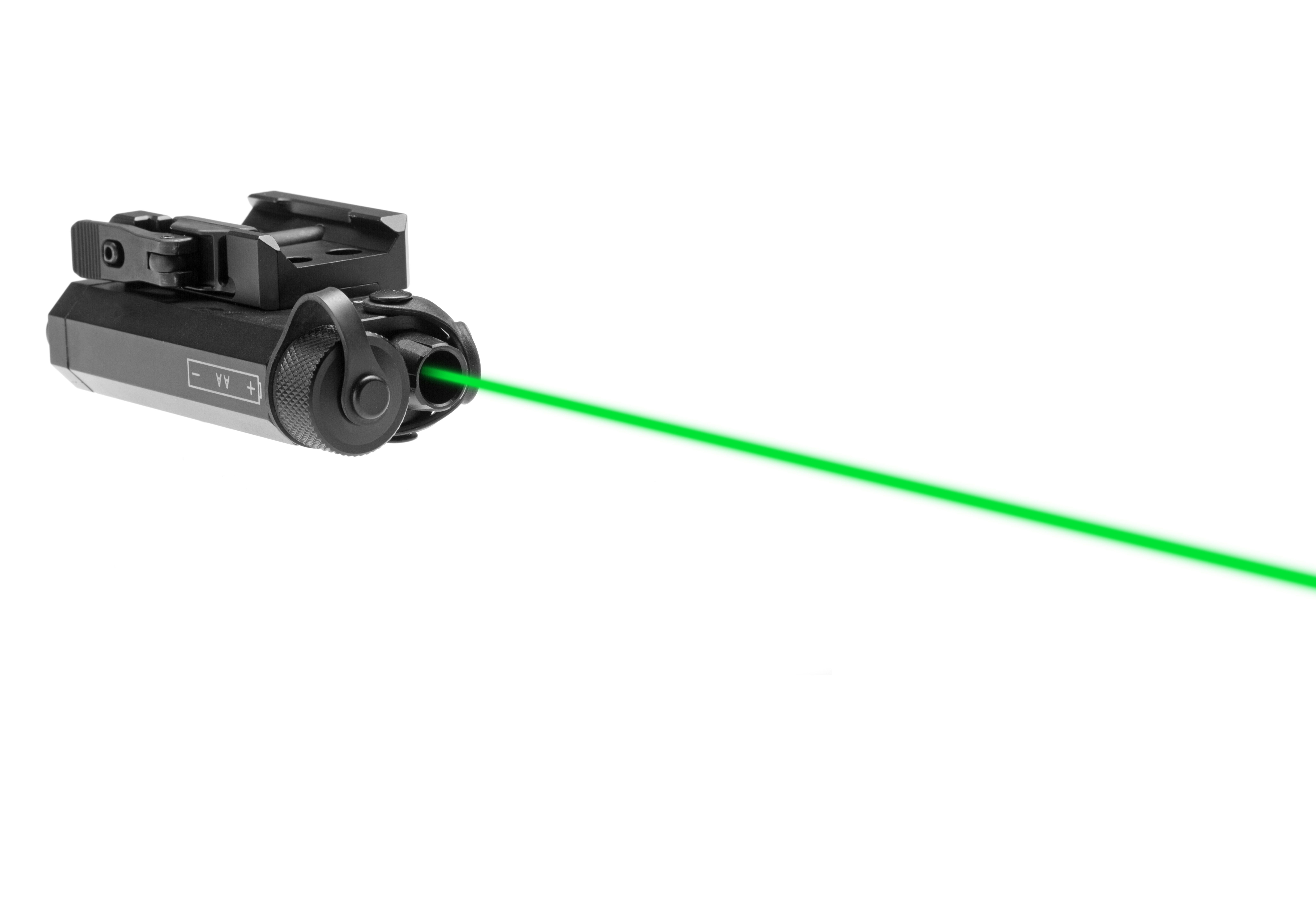 Holosun Laser, Solar, Compact Green Laser, Polymer, Rail Mount - Impact Guns