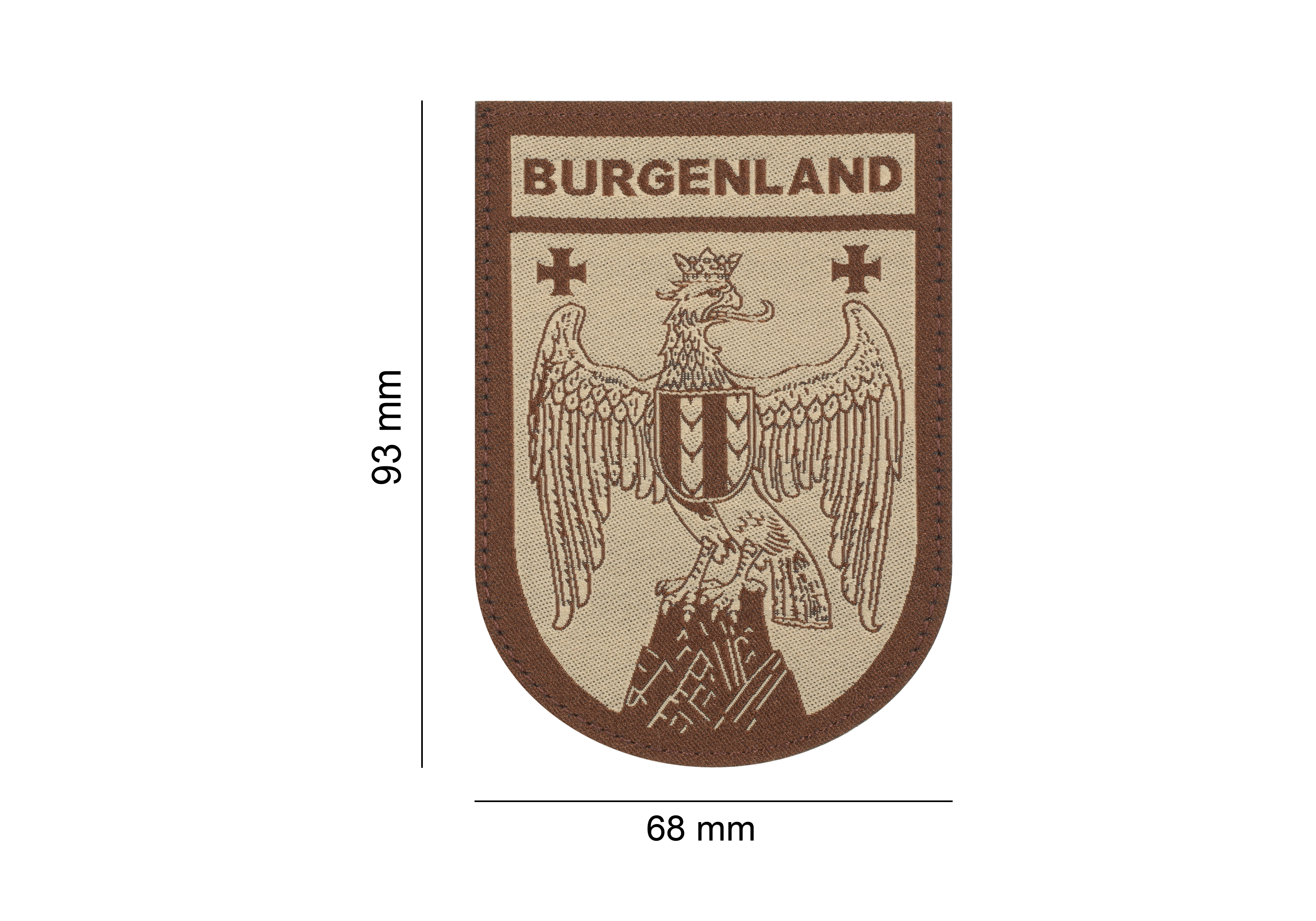Clawgear Burgenland Shield Patch Clawgear Burgenland Shield Patch