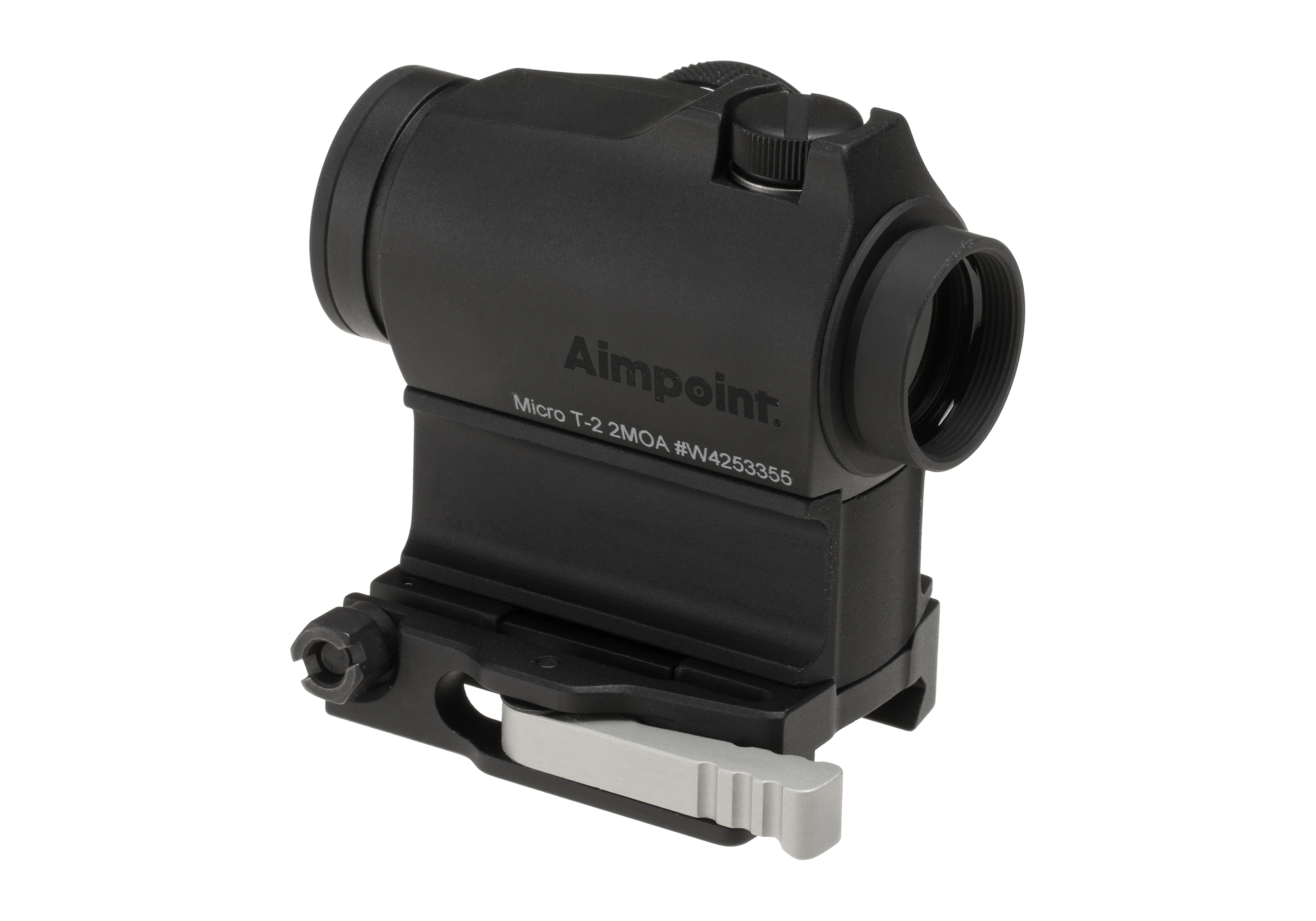 Aimpoint Micro T-2 Red Dot Sight 2 MOA Dot LRP Mount 39mm Spacer Matte