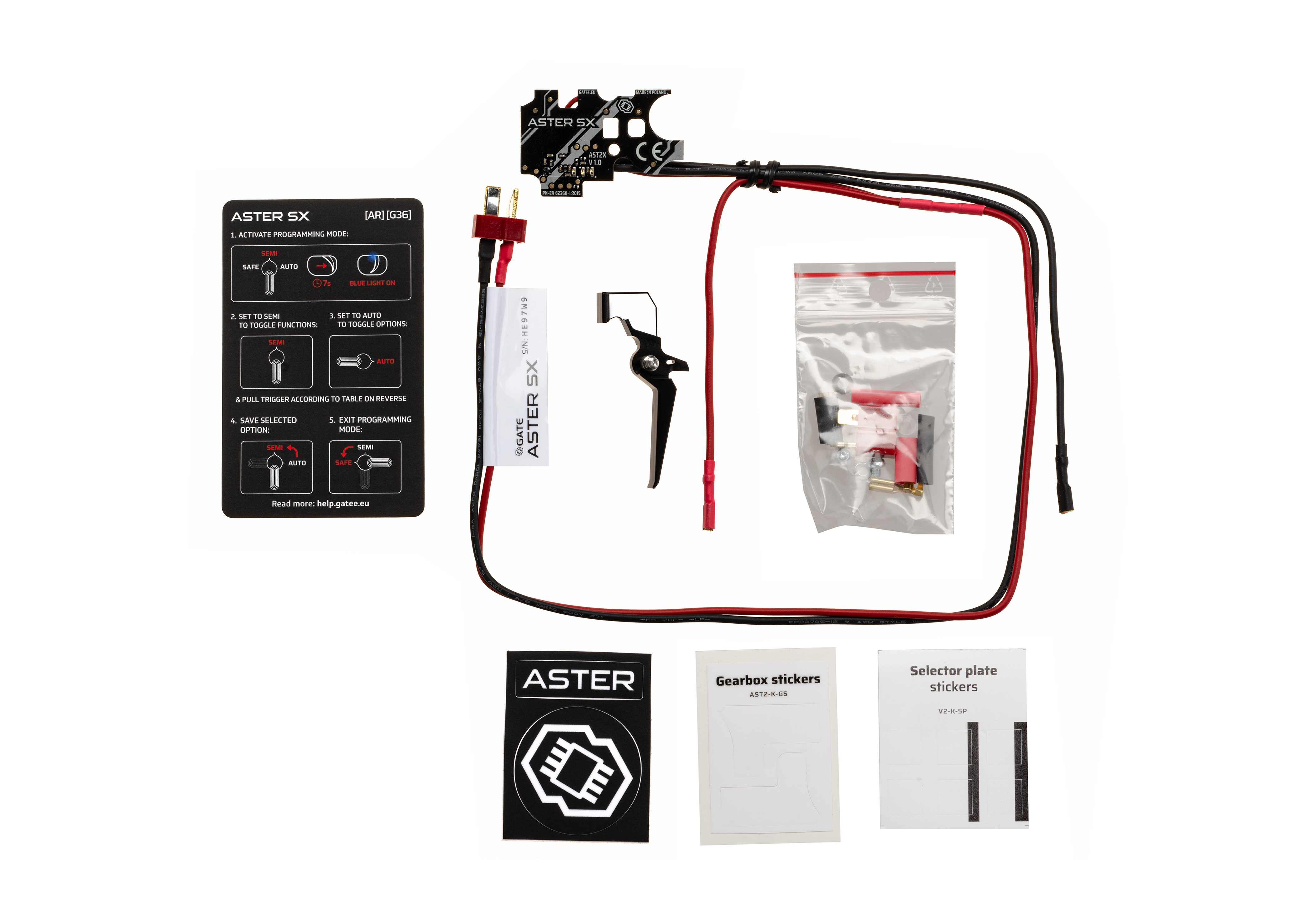 Gate ASTER V2 SX Expert + Quantum Trigger Rear Wired (2025